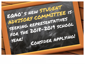 EQAO’s new Student Advisory Committee is looking for student representatives
