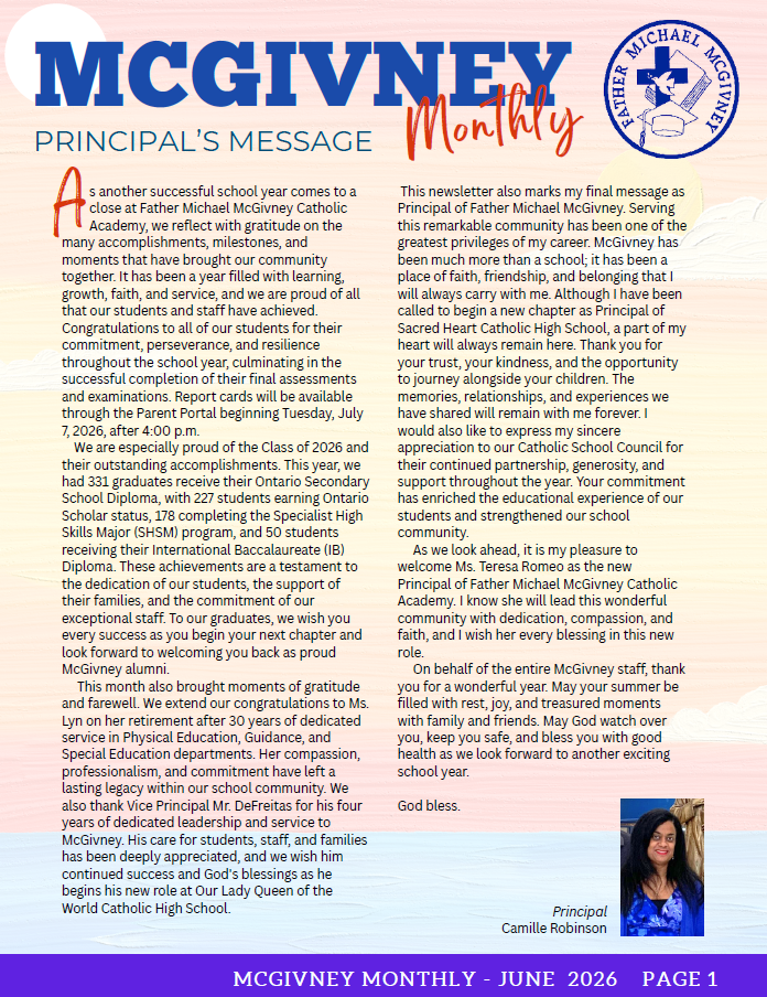 MCGIVNEY MONTHLY - JUNE 2026